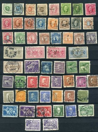 Old Sweden Postage Stamps