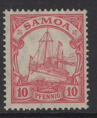 Samoa (german) Sgg22 1919 10pf Red Mtd