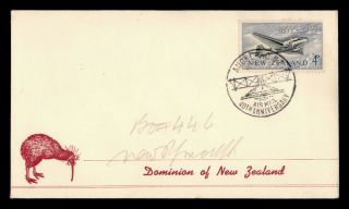 Dr Who 1959 Zealand Auckland 40th Air Mail Anniversary Fdc C121378