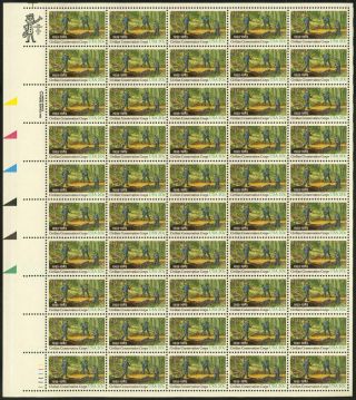 Us 2037 20¢ Civilian Conservation Corps Ccc Sheet Of 50 Vf Nh Mnh