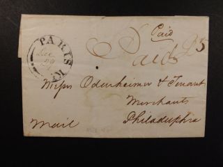 Us Folding Letter Stampless 29 Dec 1800 