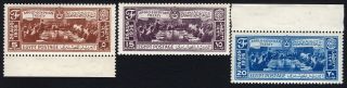 Egypt 1936 Set Of Stamps Mi 220 - 222 Mnh/mh