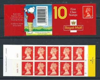 1993 Hd12 Rupert Booklet With 10 X 1st Walsall Cylinder W25 W14 W20