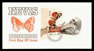 Dr Who 1997 Nevis Butterfly S/s Fdc C134894