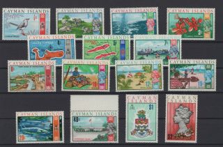 British Colonies,  Cayman Islands,  Stamps,  1970,  Mi.  261 - 275.