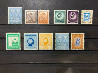 Egypt Stamps Lot - Tax / Fiscal / Revenue Stamps Lot Vf Mnh - Lb916