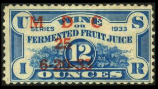 Ref4 Revenue Fermented Fruit Juice 12 Oz Series 1933 Company Cxl See Photo H - 460