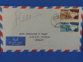Syria Syrie Old Airmail Cover 1959 Damas To Germany (t1/20)