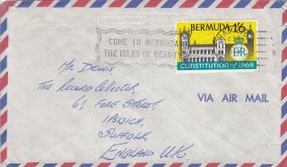 Q 3789 Hamilton Oct 1968 Air Cover Uk; Solo 1/6d Constitution Of 1968 Stamp