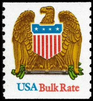 Us 2603 Eagle & Shield 10c Bulk Rate Coil Single Mnh 1993