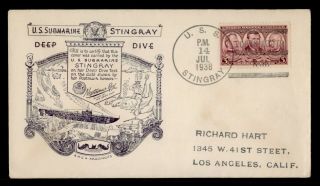 Dr Who 1938 Uss Stingray Navy Submarine First Deep Dive C130724