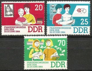 Germany (east) Ddr Gdr 1964 Mnh - East German Women 