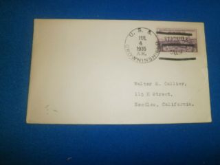 Us Naval Cover: 1935 Uss Crowninshield