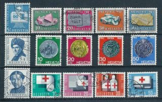 Switzerland 1961,  1962 & 1963 Pro Patria Sets Cv £27