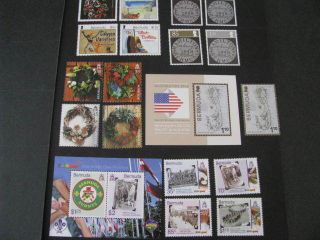Bermuda Stamp 5 Sets Never Hinged Lot P Cv $40.  00,