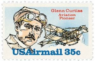 C100 - Glenn Curtiss - Us Airmail Stamp