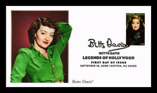 Dr Jim Stamps Us Bette Davis Legends Of Hollywood First Day Cover