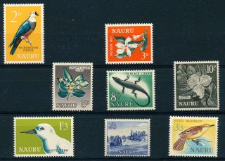 Nauru 1963 Definitives Sg57/64 Mnh