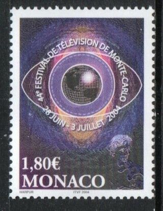 [mo2340] Monaco 2004 44th International Television Festival Issue Mnh