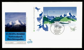 Dr Who 1999 Germany National Park S/s Fdc Pictorial Cancel C128605