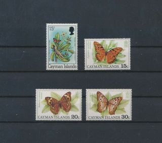 Lk72323 Cayman Islands Insects Bugs Flora Butterflies Fine Lot Mnh