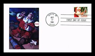 Dr Jim Stamps Us Santa Claus Christmas First Day Cover Limited Edition