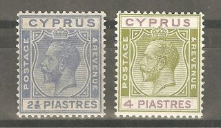Cyprus,  Scott 99 // 101 In Mh
