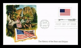 Dr Jim Stamps Us Peace Flag History Of Stars And Stripes First Day Cover