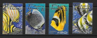 Pitcairn Islands Sg600/3 2001 Reef Fish Mnh