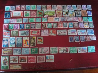 East Germany - 99 X East German Stamps (3) - All Different