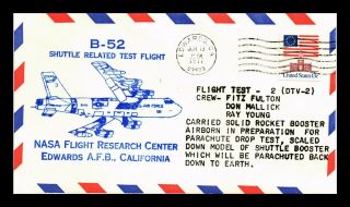 Us Cover Nasa Flight Research Center B - 52 Space Shuttle Related Test Flight