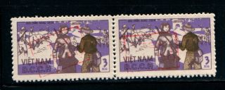 N.  193 - Vietnam - Block 2 - Rural Postal Service (3xu) – Overprint [tem Noi Bo] 1966