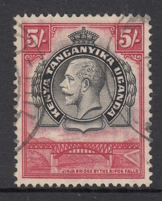 Kenya Uganda Tanganyika 1935 - 37 Kgv 5/ - Sg 121 Cv £27