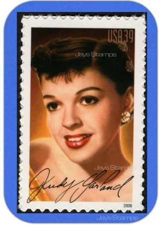 2006 JUDY GARLAND 12th Legends of Hollywood Single 39¢ Stamp Cat 4077 2