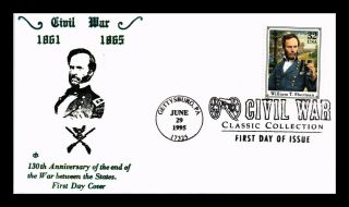 Dr Jim Stamps Us William T Sherman Civil War Classics First Day Cover