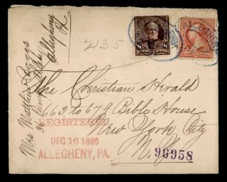Dr Who 1896 Allegheny Pa Registered To Ny E49683