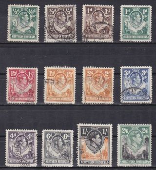 Northern Rhodesia 1935,  Sc 25 - 45,  Animals,