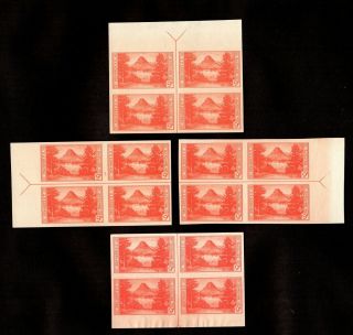 Us Stamps: 764 Set Of Arrow Blocks Ngai,  Nhmk