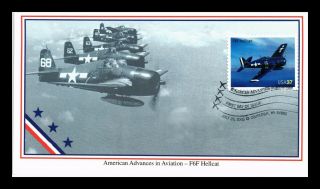 Dr Jim Stamps Us F6f Hellcat American Advances In Aviation First Day Cover