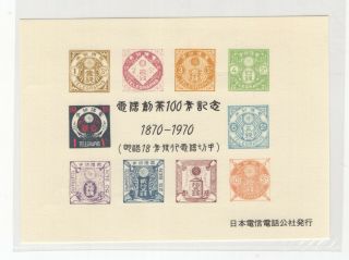 Japan,  Cinderella Souvenir Sheet,  Of Old Stamps (6106