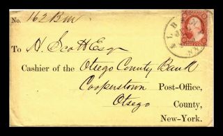 Dr Jim Stamps Us Albany York Ladies Cover Enclosure 1859 Postal History