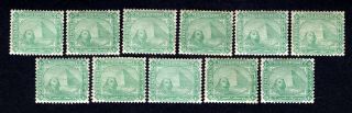 Egypt 1884 - 1902 Stamps Different Colors Mi 32 Mh Cv=18€