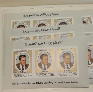 Syria 1984 President Assad Mnh Stamp