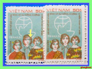 Vietnam Solidarity For Peace Error Color Shift Block 4 Mnh Ngai