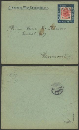 Austria - Perfin On Cover Vienna To Hannover Germany 30221/90