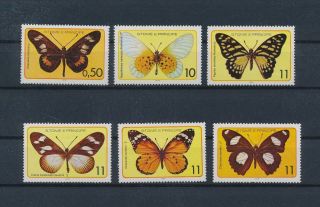 Lk73941 Sao Tome E Principe Insects Bugs Flora Butterflies Fine Lot Mnh