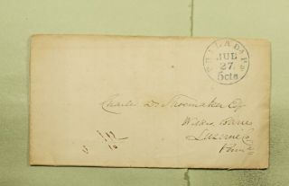 Dr Who 1846 Philadelphia Pa Stampless F/l Paid 5c To Wilkes Barre Pa E41343