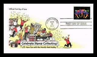 Dr Jim Stamps Us Celebrate Forever Stamp Collecting First Day Cover Art Craft