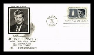 Dr Jim Stamps Us John F Kennedy First Day Cover Art Craft Scott 1246