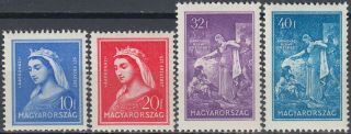 Hungary 700th Ann Death Saint Elizabeth Of Hungary 1932 Mnh - 12 Euro
